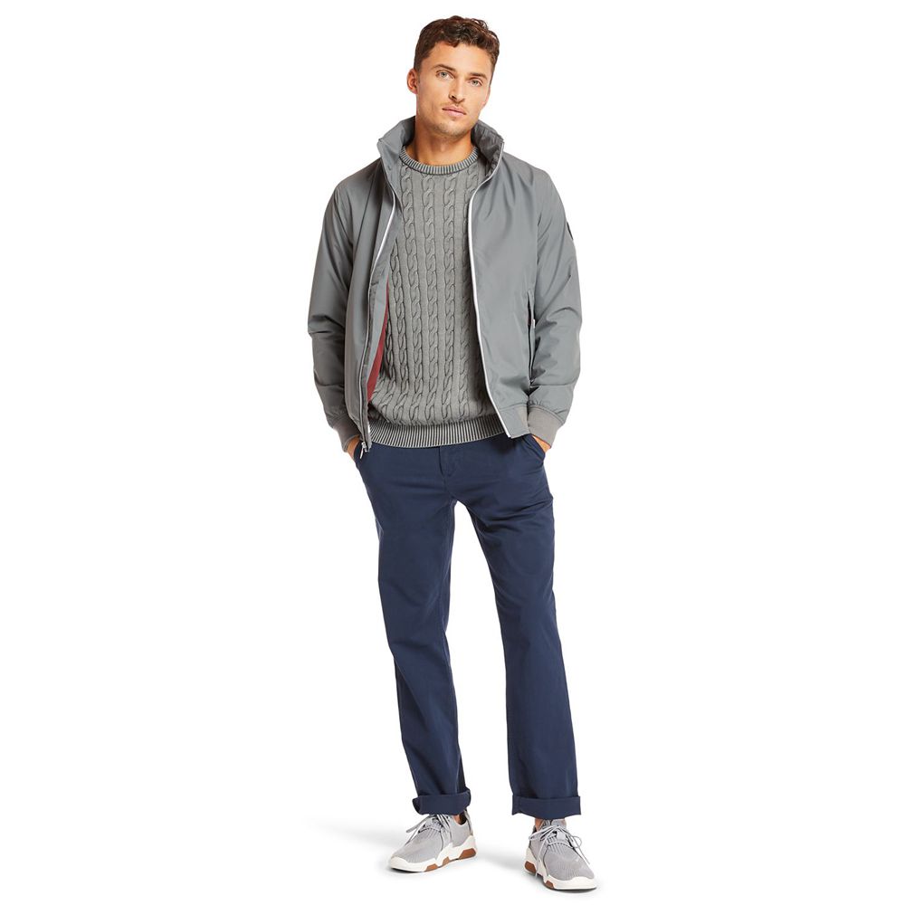 Jaqueta Masculino - Timberland Kearsarge Sailor Bomber - NLJTG9481 - Cinzentas